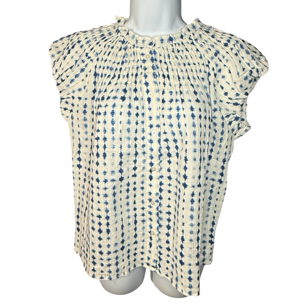 Universal Thread - Women’s Smocked Puff Sleeve Blouse - Picture 4 of 9